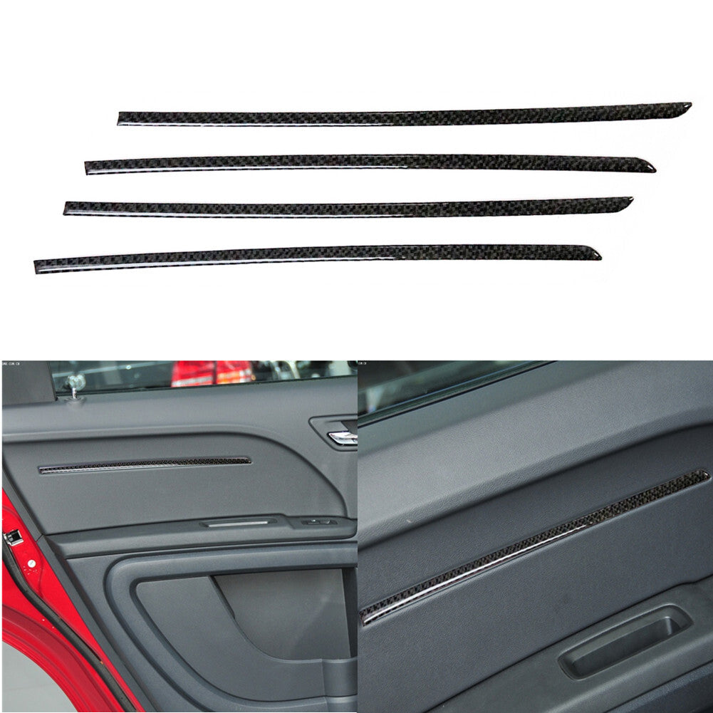 Red Carbon Fiber Door Window Lift Switch Panel Trim for Jeep Liberty 2008-2012 v