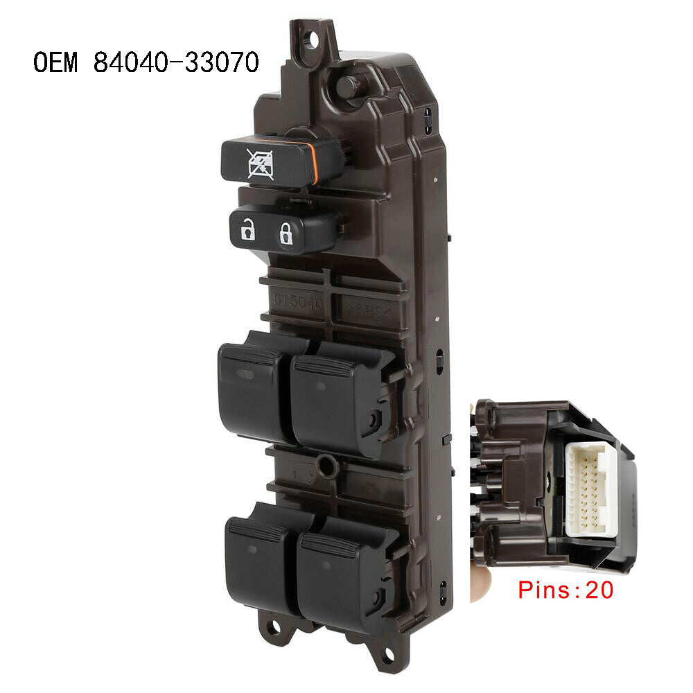 for Lexus ES350 2007-2012 Power Window Switch Master Driver Side 84040-33070 NEW