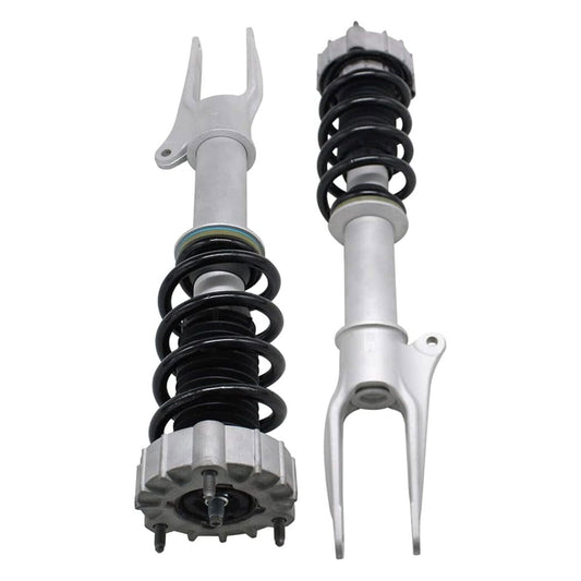 A pair of Assys VDC front shock absorber struts for BMW X3 G01, X4 G02, sDrive30i, and M40i (2018-2023)
