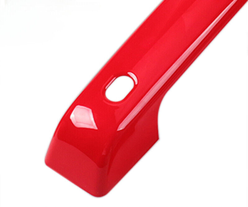 5Pcs Red Door Handle Cover Trim Outside Exterior  for ford  Bronco 2021 2022 4D