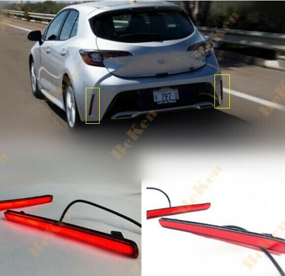 For 19-23 for Corolla Hatchback Rear Bumper Reflector Brake Light Lam LED B n
