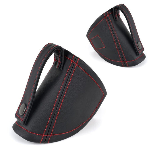 Universal JDM Leather Car Bucket Seatbelt Guide for Seat Belt Holder Protector Q