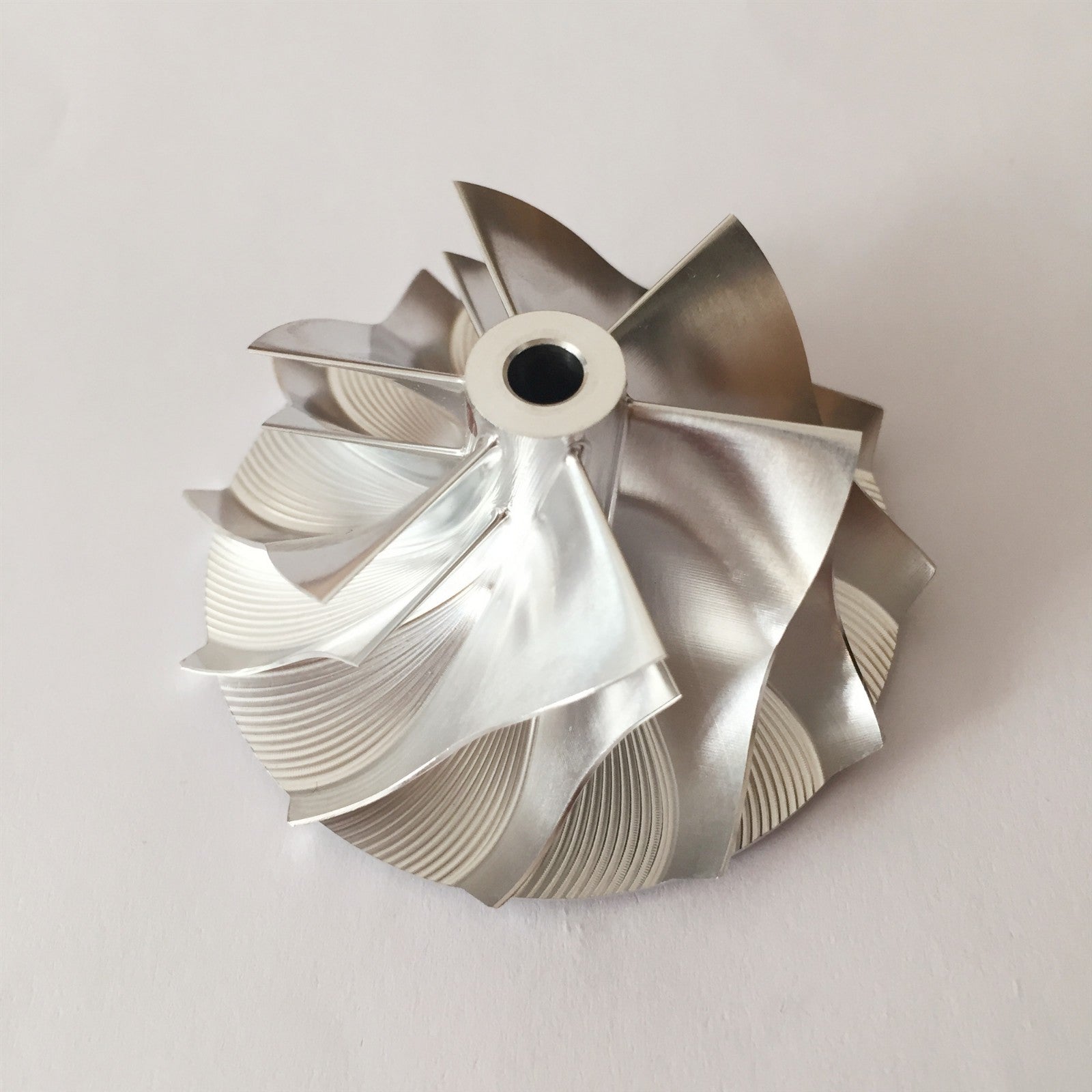 TD04HL Reverse 42.00/56.02 mm 6+6 Blade Turbine Billet Compressor Wheel