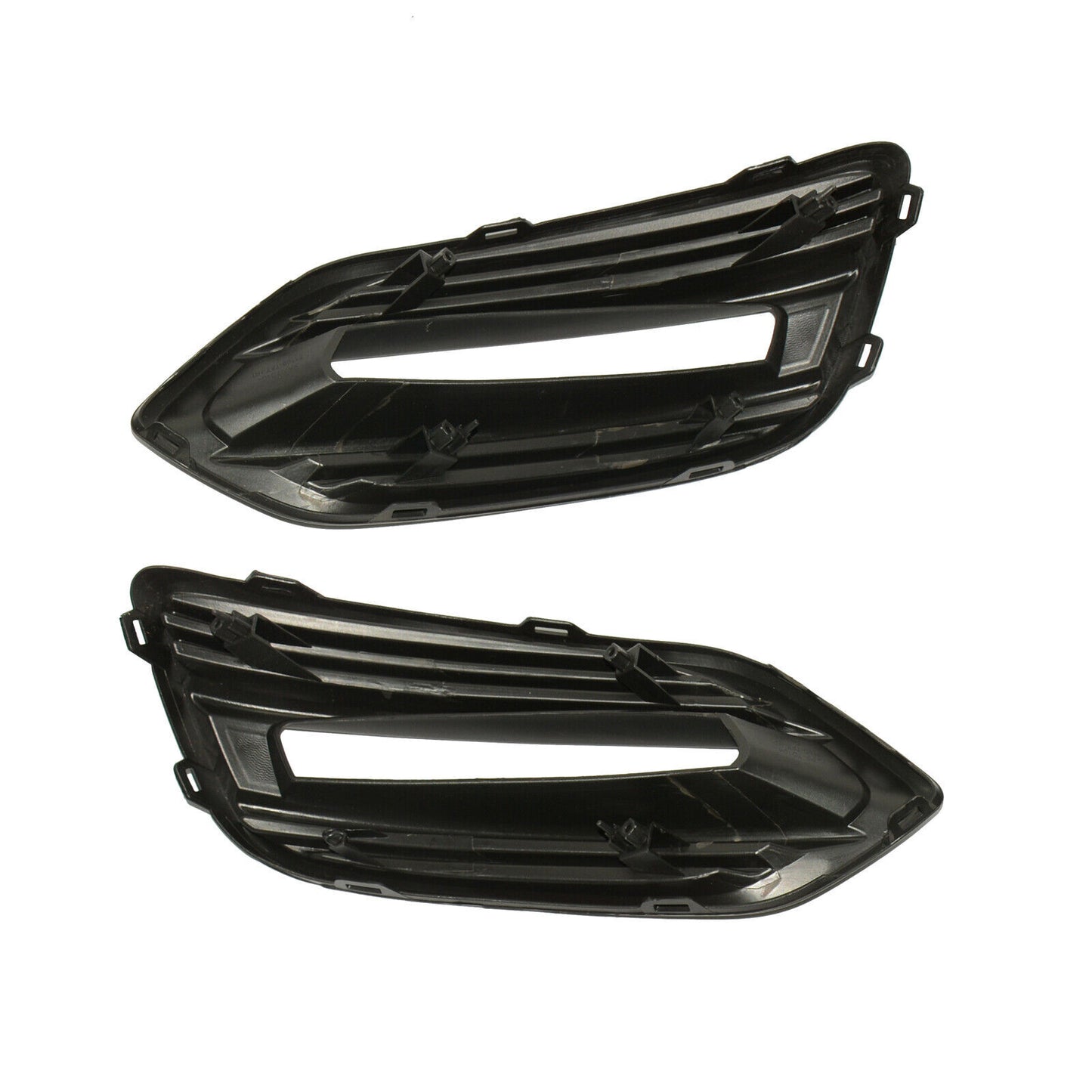 Front Bumper Fog Lamp Light Cover Bezel Pair Black Fit for HONDA HR-V 2019-2021
