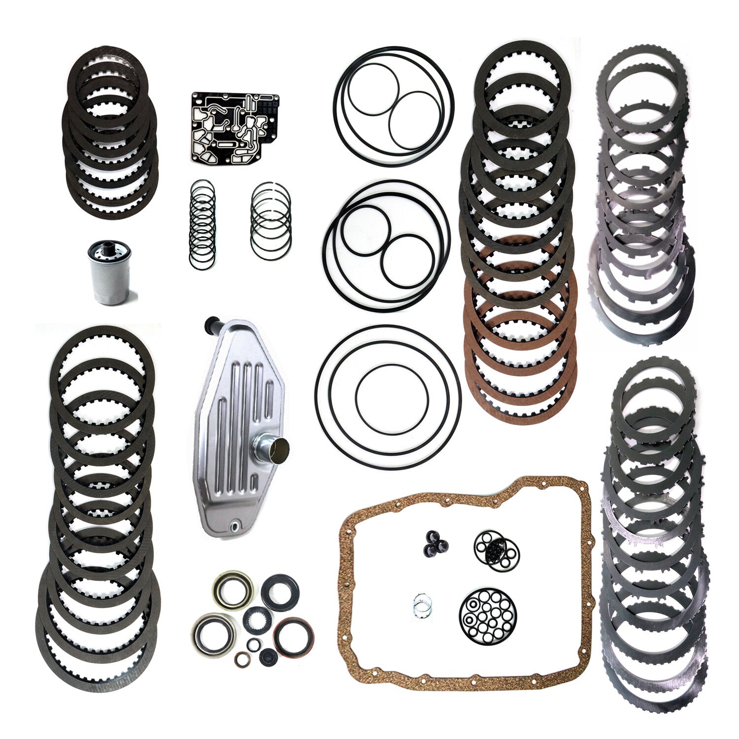 545RFE 45RFE 65RFE Transmission Master Rebuild Kit with 4WD Filter Friction Steel