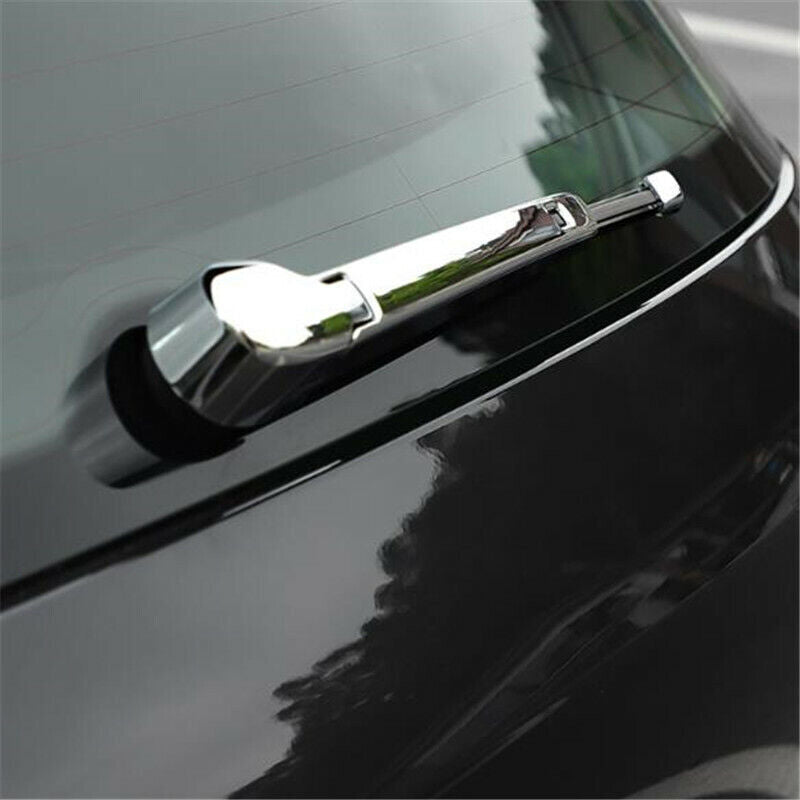for VW for GOLF 8 MK8 2020 2021 Chrome 2X Rear Windshield Wiper Arm Blade Cover Trim