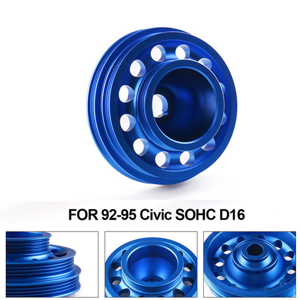 Racing Light Weight Crankshaft Pulley OE Size for Honda 92-95 for Civic SOHC D16 Q