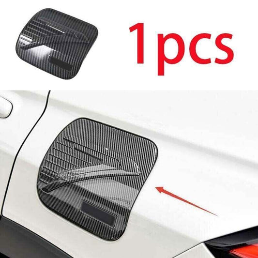 1X Carbon Fiber Fuel Tank Cap Oil Gas Cover Trim for Toyota for Corolla Cross 22-24