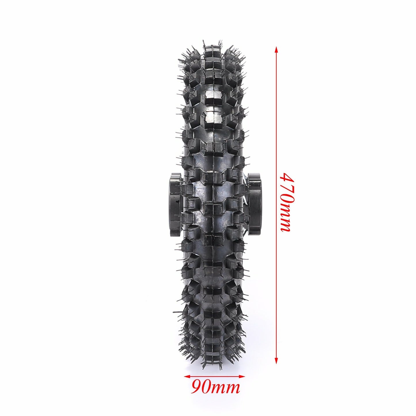 12-inch rear wheel, 80/100-12 tire, rim, disc rotor, sprocket suitable for Apollo SSR 125 KX 65