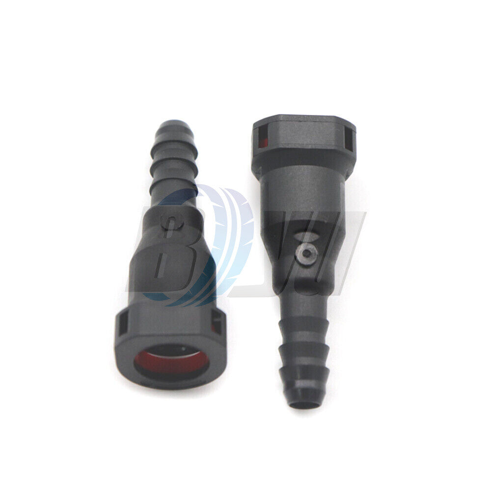 7.89mm ID6 180¡ã 2PCS Car Fuel Line Hose Pipe Coupler Quick Release Connector New Q