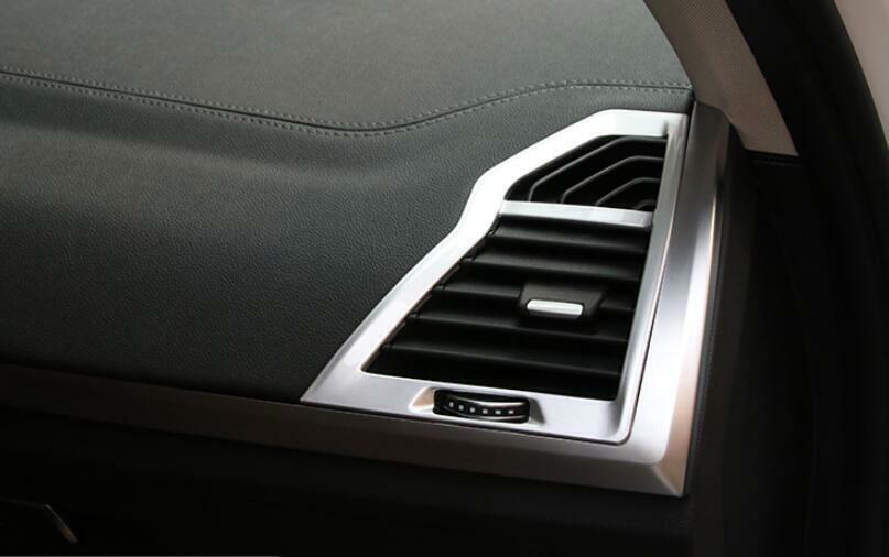 for BMW X3 G01 2018-2021 ABS Silver Inner LR Console Air Outlet Vent Cover Trim
