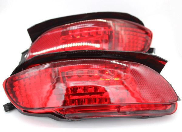 2 Red Len LED Rear Bumper Brake Fog Light for Lexus RX330 RX350 RX400h 2004-2009