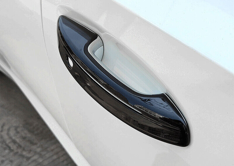 Gloss Black Outside Door Handle Molding Cover Trim Fit for Cadillac CT5 2020-24
