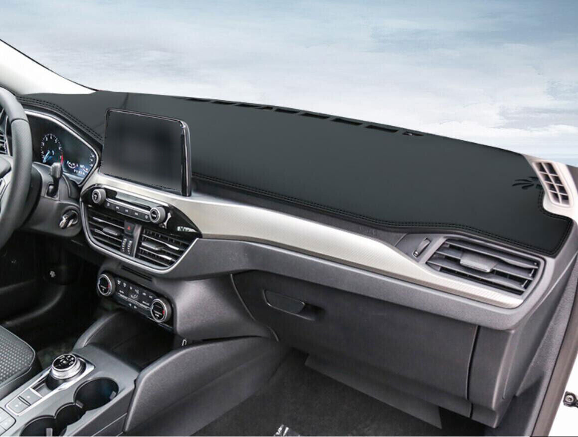 PU leather Dashboard Dash Mat Non-slip DashMat Sun Shade for Ford Focus 19-2021