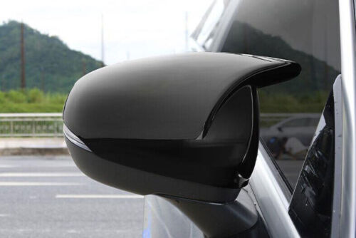 for Benz CLA W118 2020-2022 Black ABS Ox Horn Side Rearview Mirror Cover Trim 2x