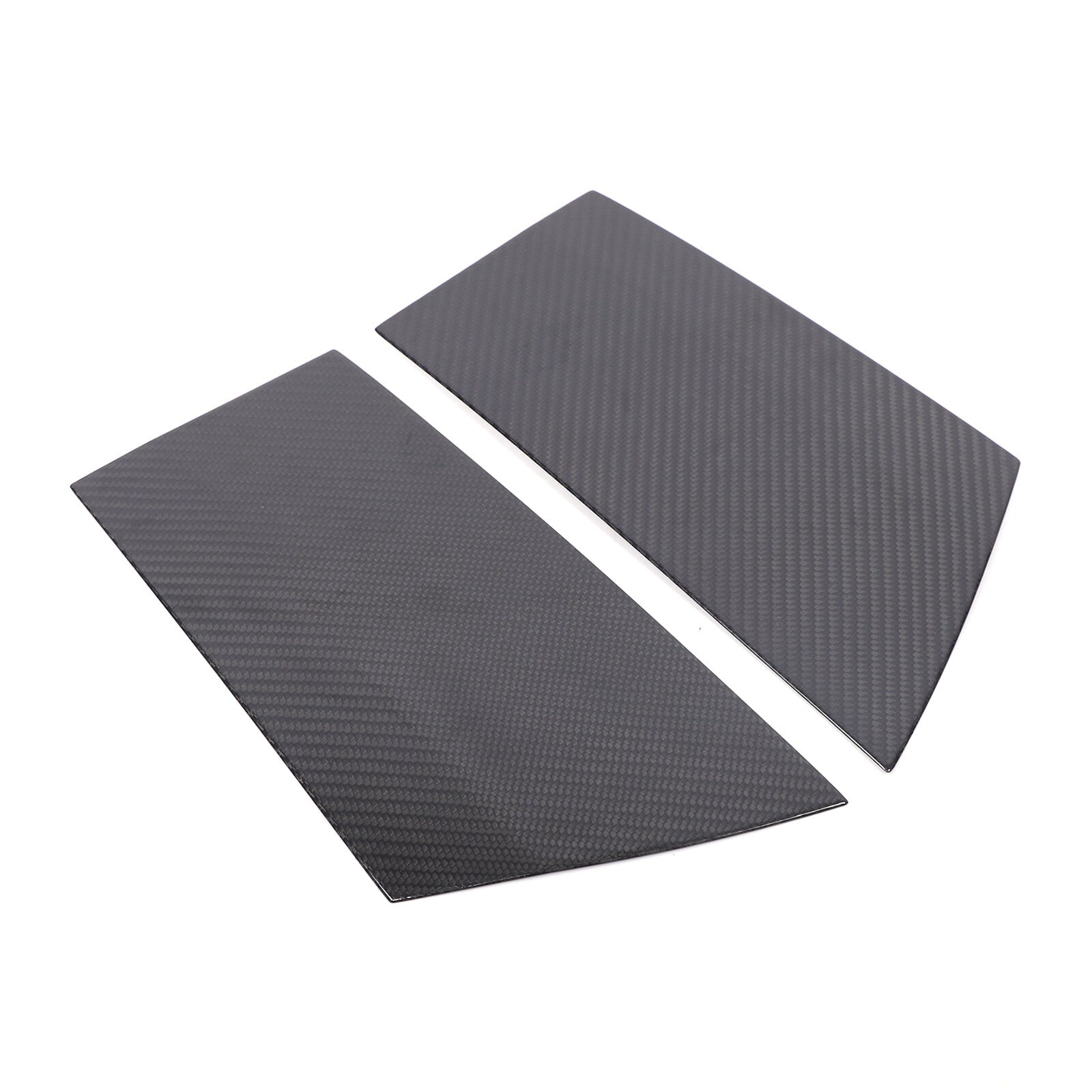 carbon fiber exterior window pillar trim covers for Nissan 370Z (2009-20)