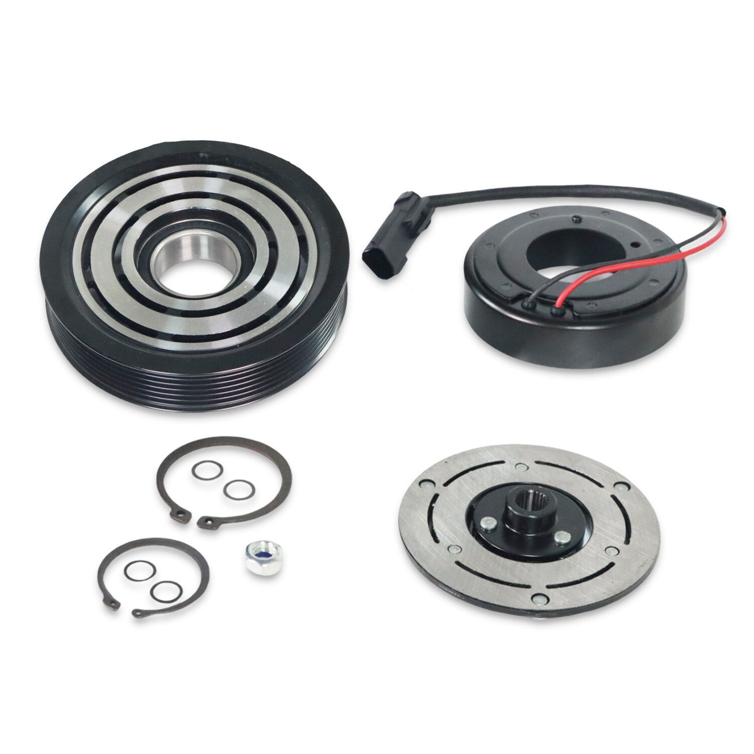 AC Compressor Clutch Kit 1493 for Dodge for Ram 1500 1994-2001 3.9L 5.2L