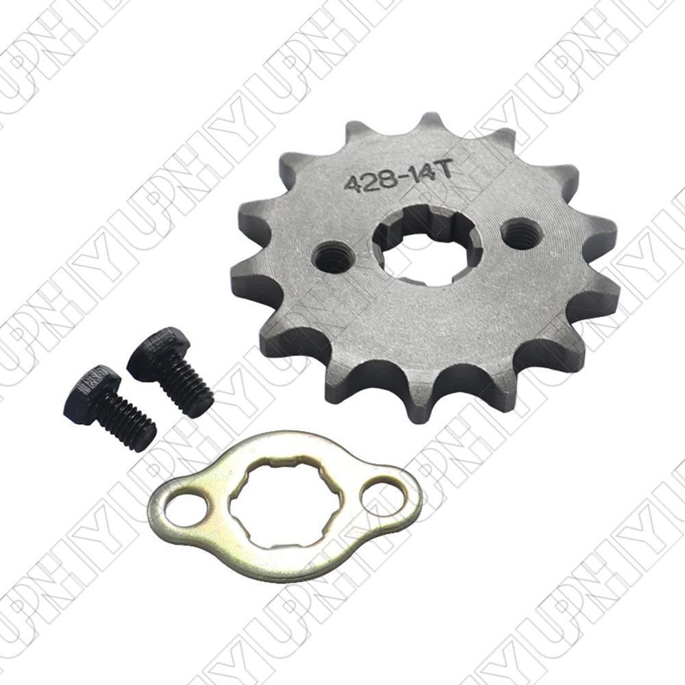 23801-121-000 Front Chain Sprocket 14-Teeth 17MM for Honda CB100K XL125 428-14T Q