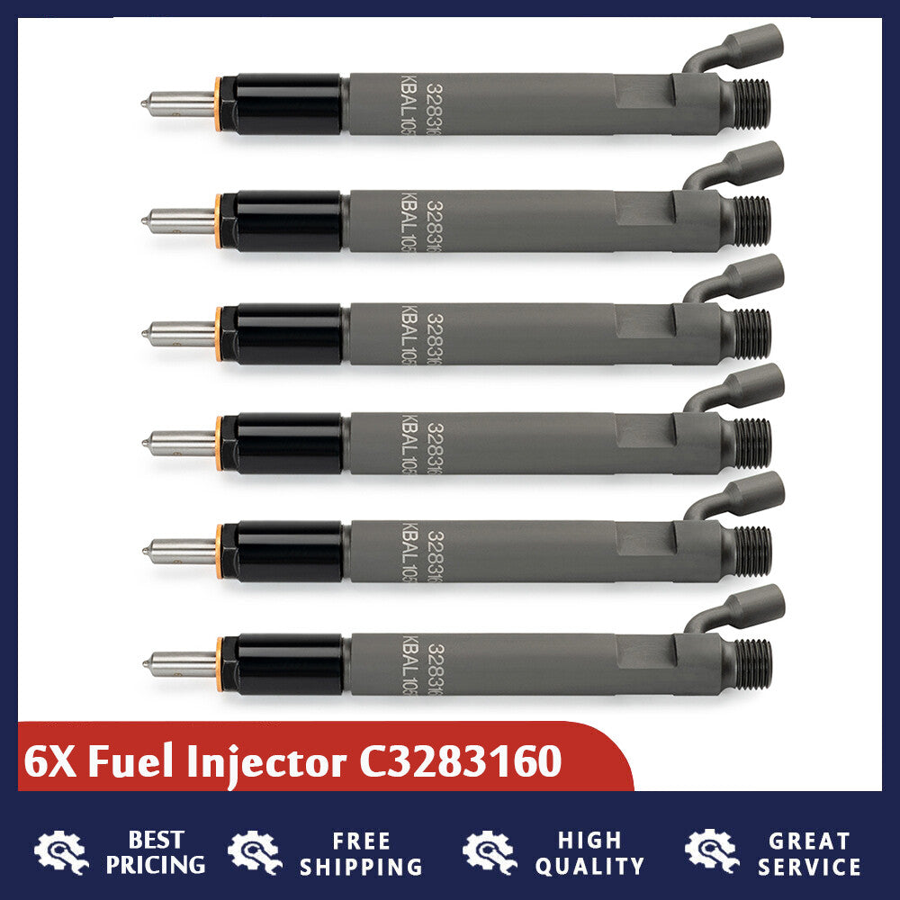 Fuel Injector 6 PCS Fit For C3283160 3283160 C8.3L 6C 6CT 6CTA 6CTAA