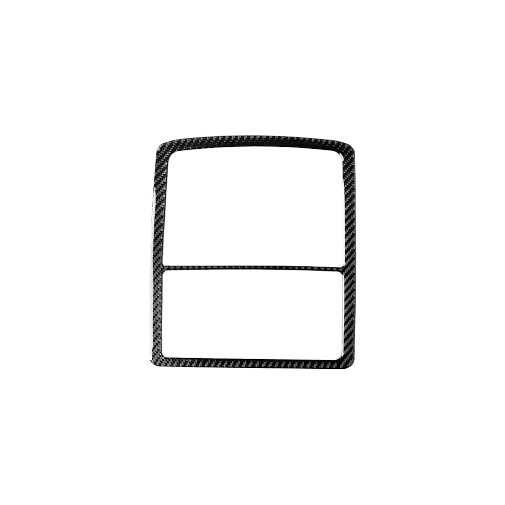 Red Carbon Fiber Interior Cup Holder Panel Cover Trim for Jeep Liberty 2008-2012 v