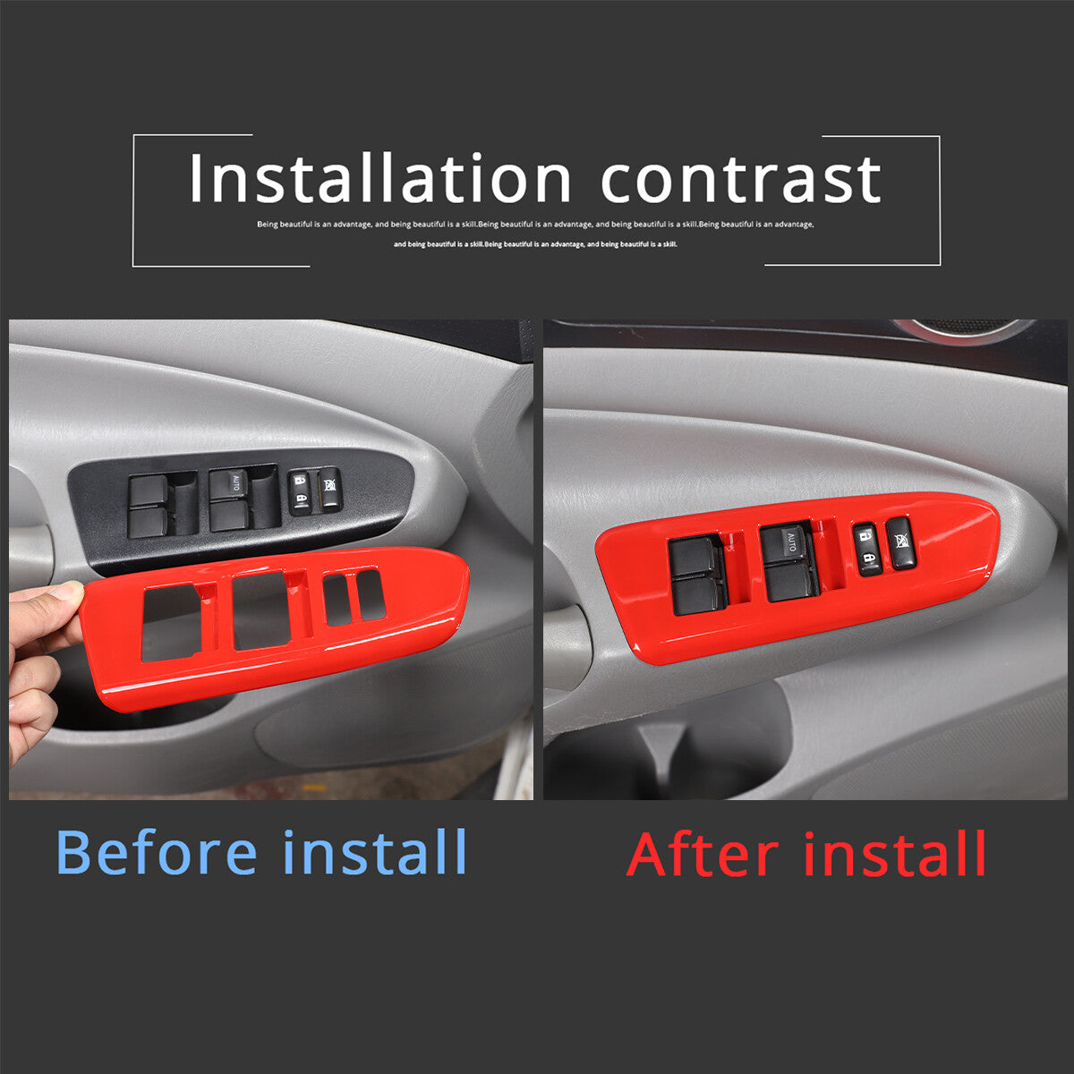 2 Piece Mounted Front Turn Signal Cover for G-Class W463 G55 G63 2019-22 - v
