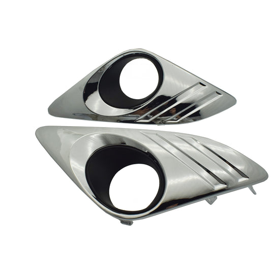 A pair of for CHRome fog lamp decoration protective covers for for Camry 2012-2014- v