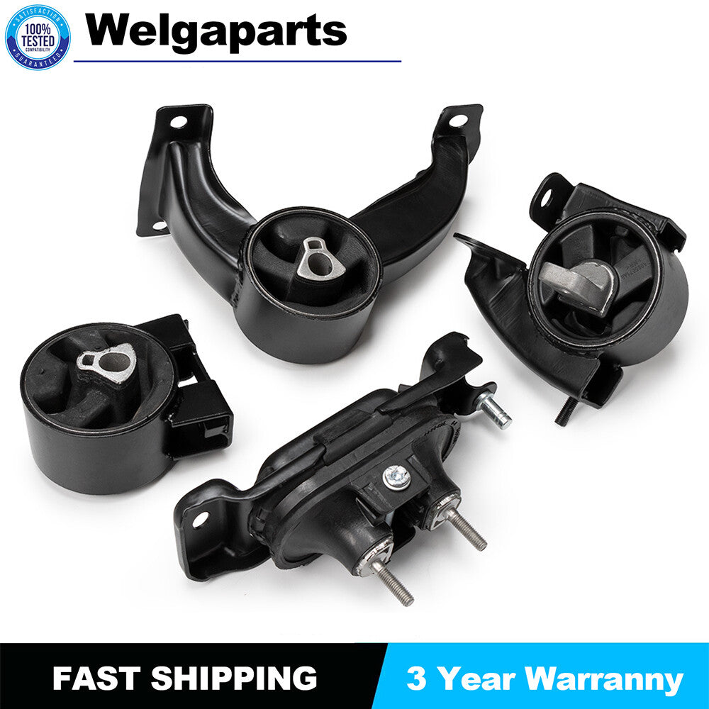 4pcs M440 Fit 09-10 for Volkswagen Routan 3.8L 4.0L w/ AUTO Motor  Trans Mount Set