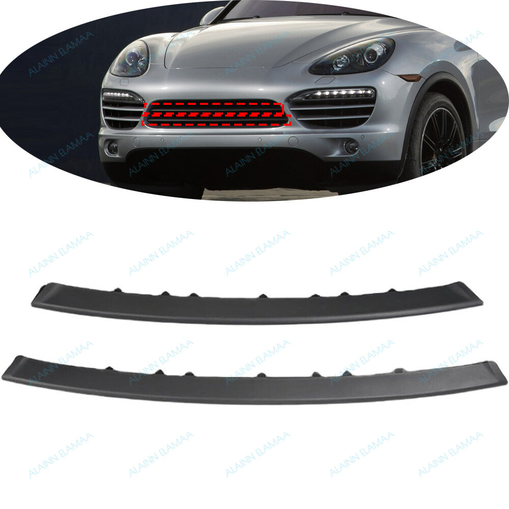 Front Bumper Grille Cover Molding Trim Primer Fit for Porsche for Cayenne 2011-2014