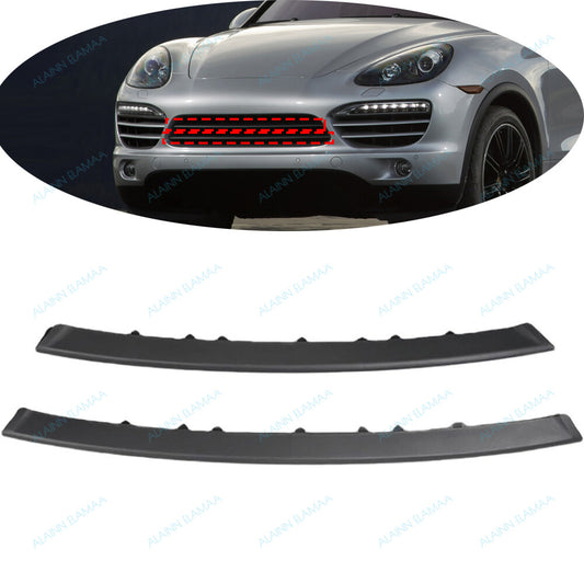 Front Bumper Grille Cover Molding Trim Primer Fit for Porsche for Cayenne 2011-2014
