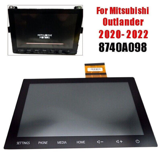 Replacement of 8-inch touchscreen digitizer LCD screen for 2020-22 for Mitsubishi Outlander radio.