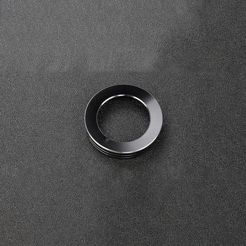 Headlight Control Knob Ring Cover Trim for Ford Explorer 2011-19 Black Aluminum