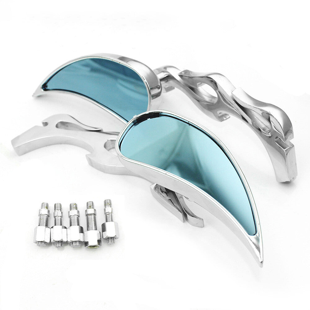 Chrome Motorcycle Rearview Mirrors for Honda Shadow Spirit Aero Ace VT 750 1100 Q