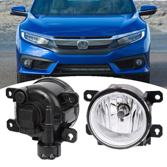 For2016 2017 2018 2019 2020 2021 for Honda for Civic H8 Halogen Fog Lights Lamps Pair n