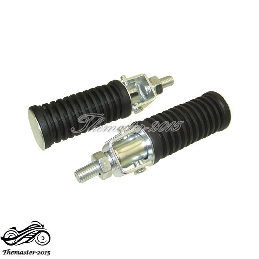 10mm Folding Footpegs for Honda for Suzuki Passenger Foot Rest Pegs 54-05410 Q