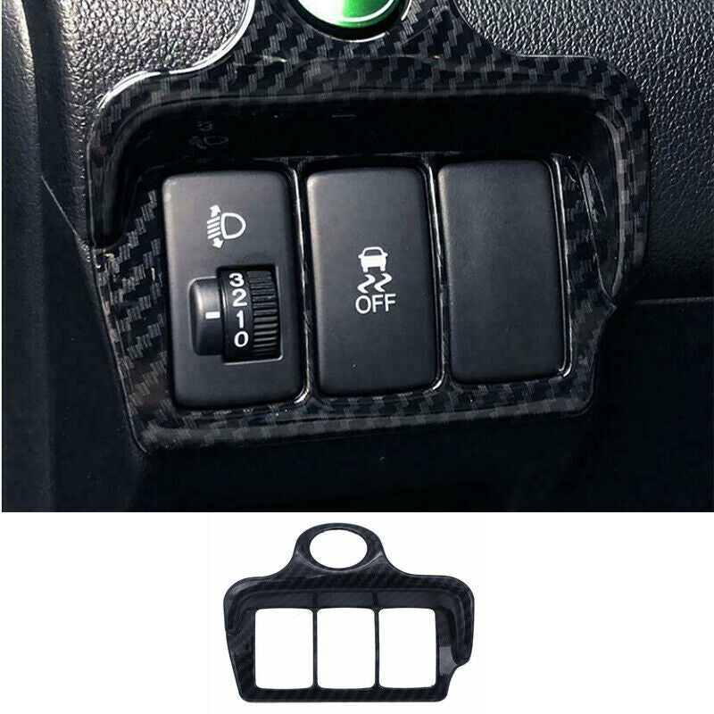 for Kia Carnival 2022-2023 Carbon Fiber The Second Row Reading Lamp Cover Trim v