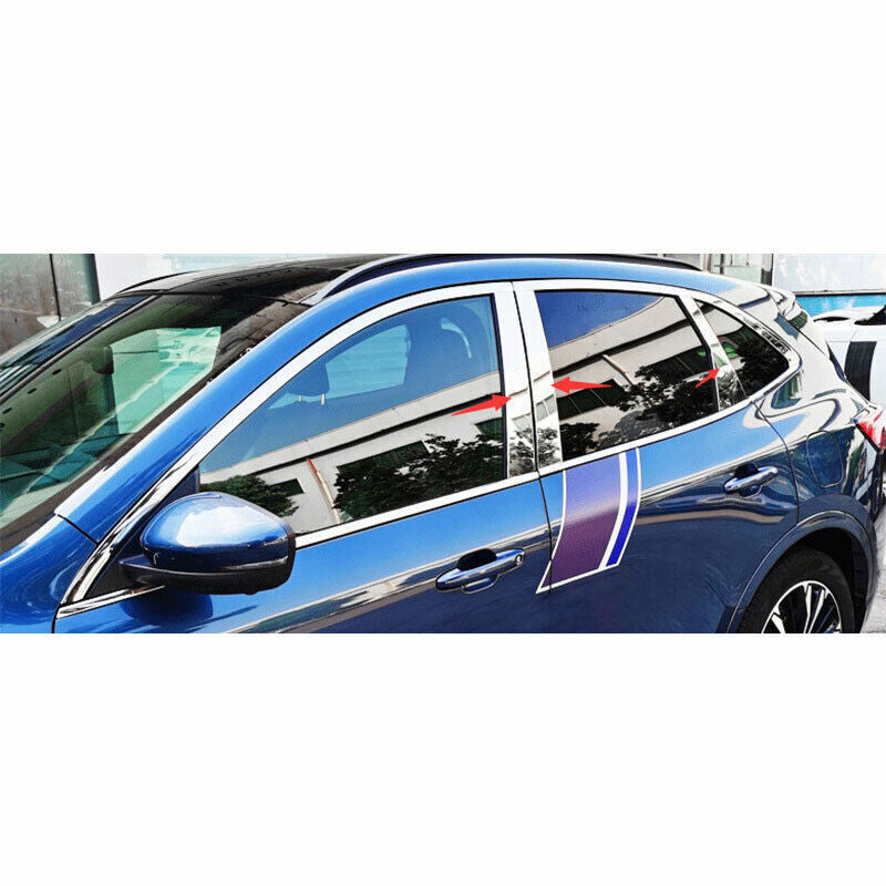 ABS Decor Outside Door Handle Chrome Cover Trims For Escape Kuga 2020-2023 v
