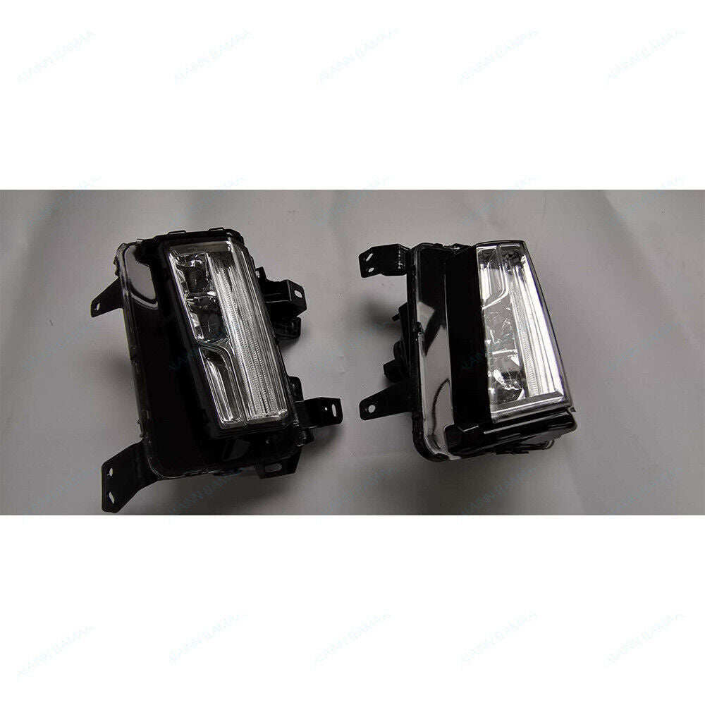 for Cadillac XT5 2017-2020 Pair Front Fog Lamp Driving Light Assembly LED DRL v