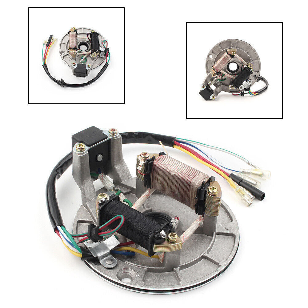 Magneto Stator Plate 70cc 90cc 110cc 125cc Dirt Bike ATV Go Kart Chinese 2 Coil