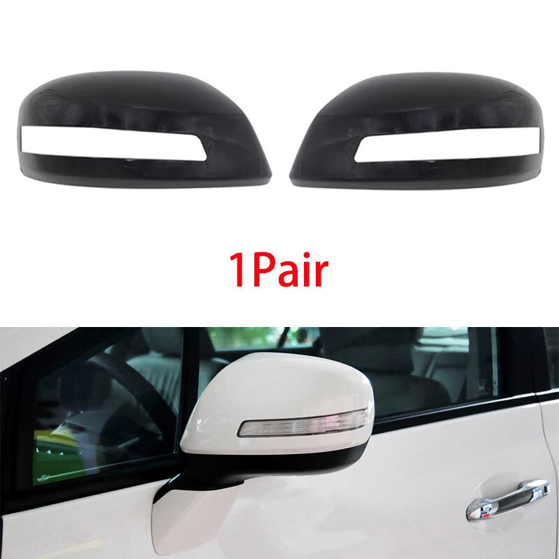 Black for Honda for Civic 9th 2012-2014 Exterior Rearview Side Mirror Cover Cap