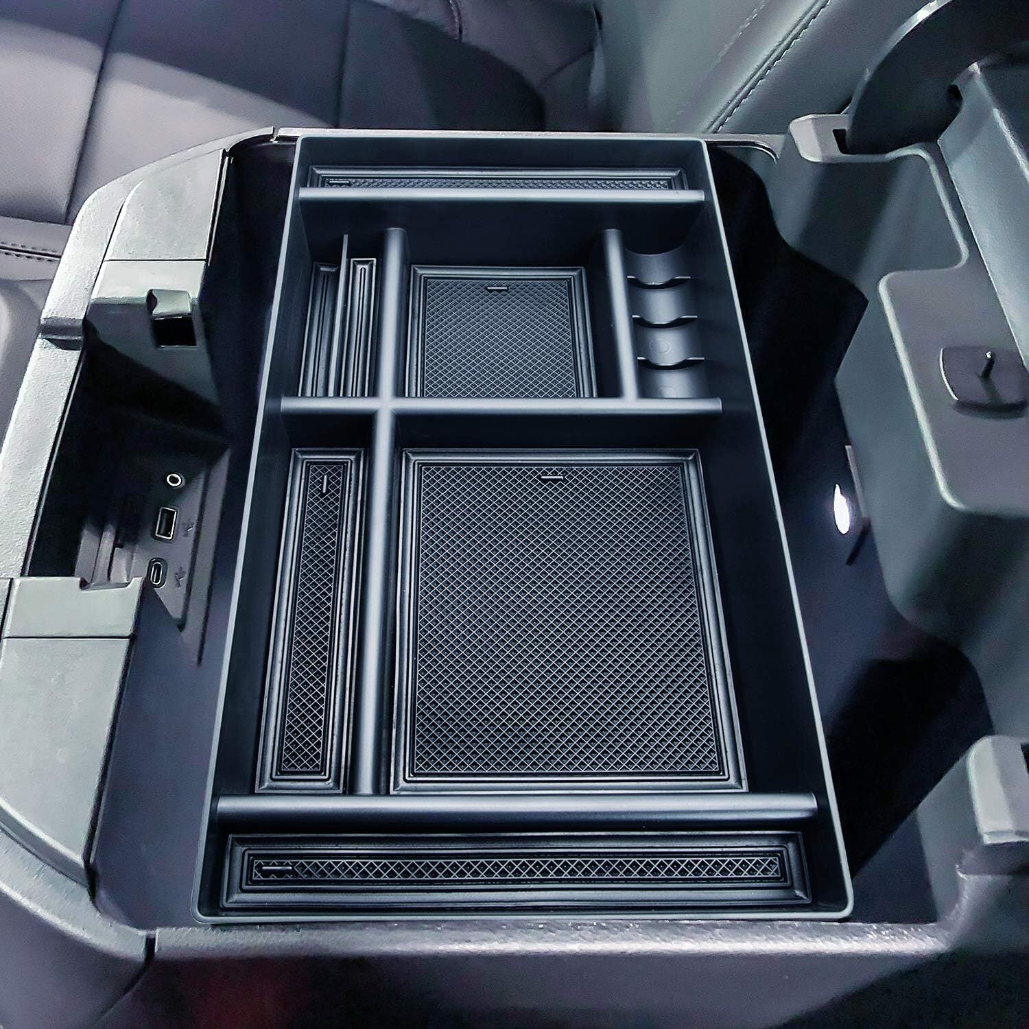 Storage box/organizer for the center console of a 2019-2024 for GMC for Sierra 1500 - n