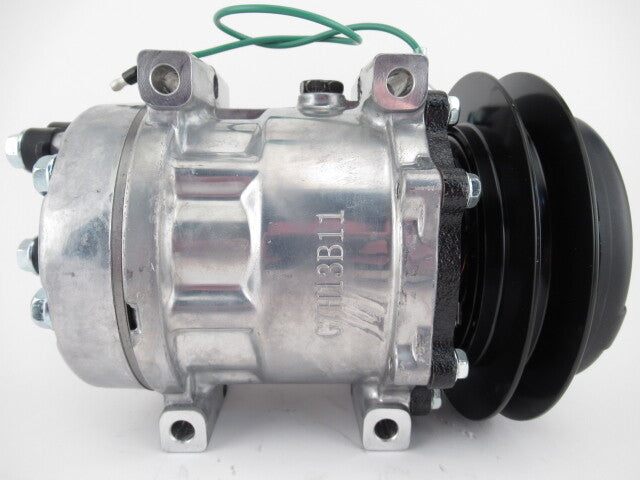 FITS LINK-BELT CASE KOBELCO KHR3241 KHR3197 SD7H13 TYPE SANDEN A/C COMPRESSOR n