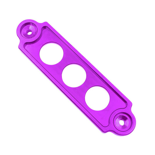 Purple Car Battery Tie Down Bracket Clamp Holder - Small Universal 45 x 170mm Q