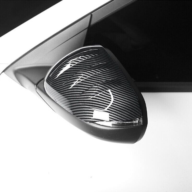 Carbon Fiber Rearview Mirror Cover Cap Trim for Chevrolet Trax 2023 2024 2025