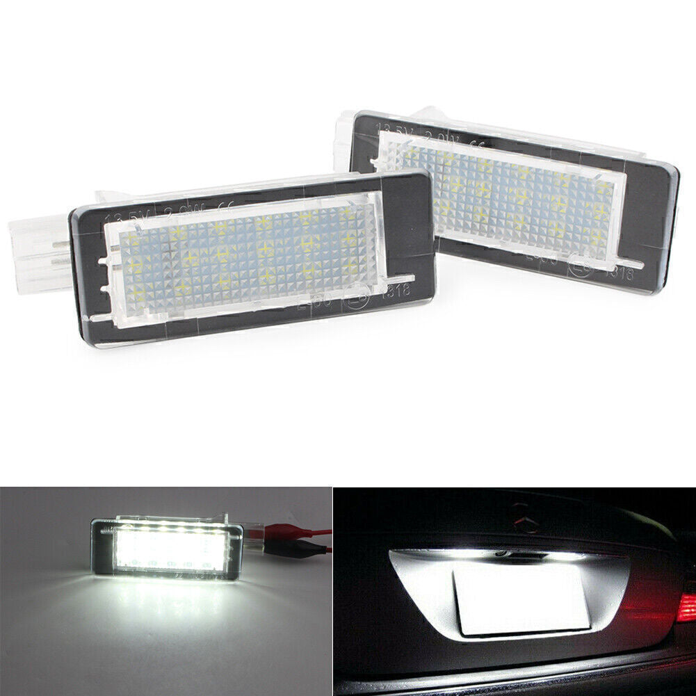 2X LED Number License Plate Light for Dacia Duster 2010-2015 Espace MK4 03-10