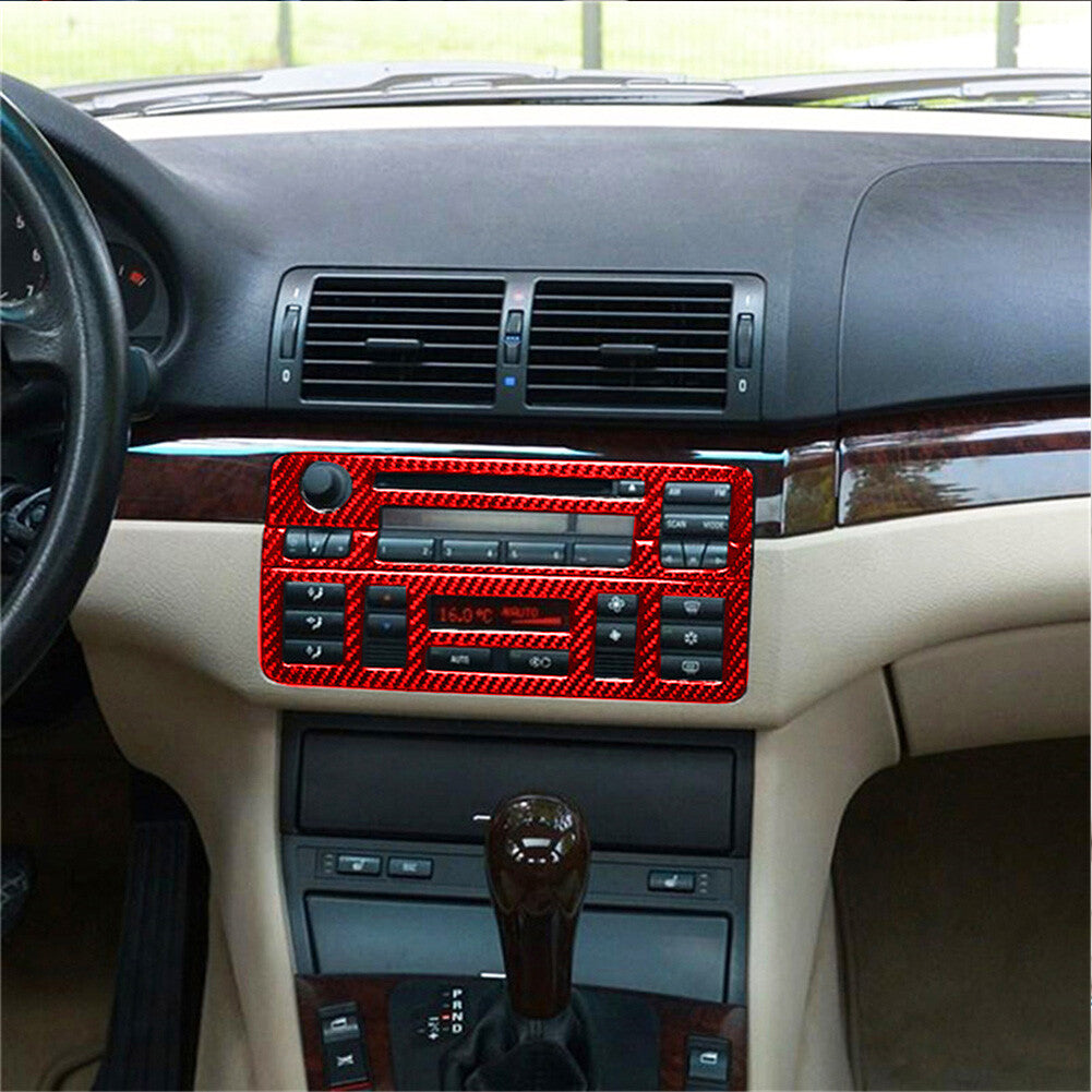 2X Carbon Fiber Rear Window Glass Sticker Cover Trim For Rogue 2014-2016 v