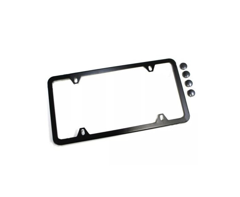 1 Piece Car License Plate Frame Cover Hood Cap Rear Boot Trunk Gold for Jeep - v