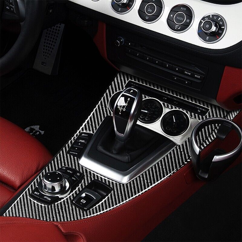 Real Carbon Fiber Car Gear Shift Panel Cover Trim for BMW Z4 E89 2009-2015 2016
