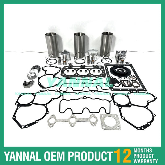 Engine overhaul and rebuild kit with washer bearing kit for Shibaura S773L engine