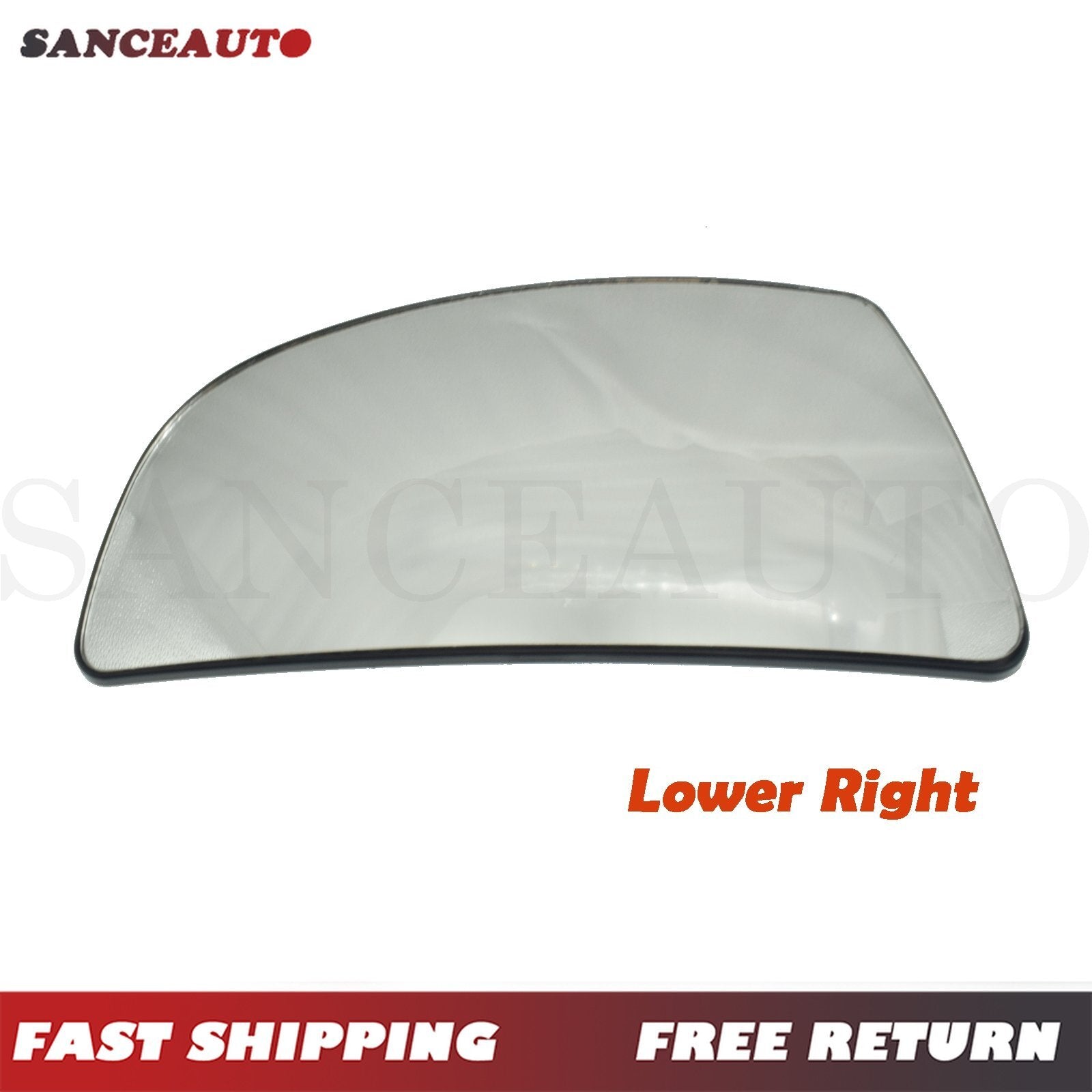 The lower right tow mirror glass is compatible with Transit 150, 250, 350, and 15-22 models (BK3Z17K707A-). n