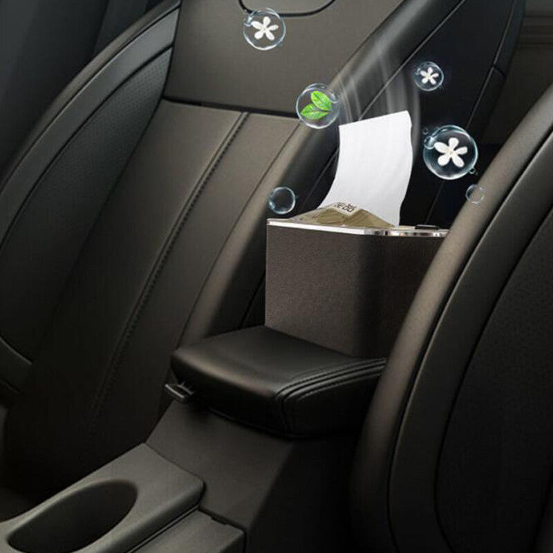 Car armrest storage box with foldable cup holder, multi-functional for water cups. n